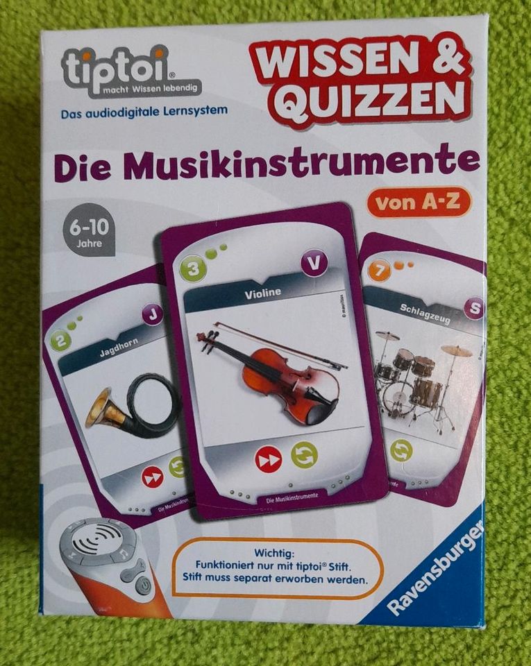 Tiptoi Quiz Die Musikinstrumente in Zernitz