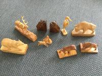 Sammlung Holztiere geschnitzt DDR Holz Bär Hirsch Stier Fohlen.. Bayern - Gilching Vorschau