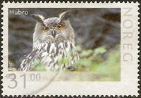 Norwegen 1872 ° Fauna Wildtiere - Greifvögel Raubvögel Uhu Eule Nordrhein-Westfalen - Kamen Vorschau