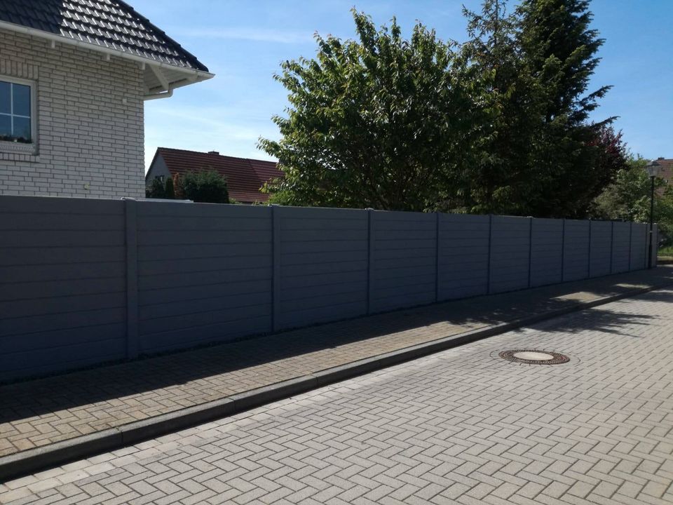 Betonzaun Sichtschutz Zaun aus Polen mit Lieferung und Montage sc in Litzendorf