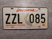 USA Nummernschild Kennzeichen License Plate Louisiana Sportsmans Bayern - Königsbrunn Vorschau