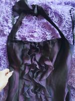 ❤️ neckholder Kleid Cocktailkleid lila schwarz Rüschen Vera mont Bayern - Straubing Vorschau