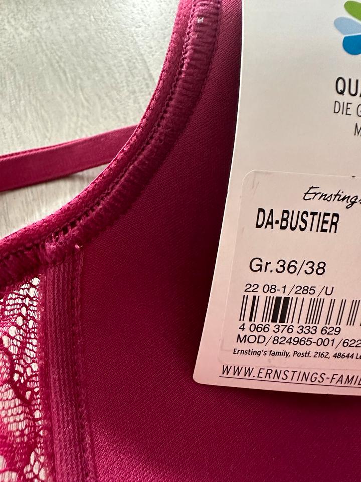 BH saffron fuchsia Push up 80 A, string in XS, Strapse in L in Dinslaken