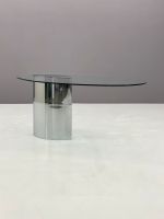 Ovaler Design Esstisch Glas/Chrom “Lunario” Cini Boeri, 70er Nordrhein-Westfalen - Paderborn Vorschau