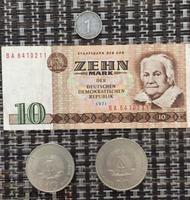 10 und 20 DDR Münzen und zehn Mark DDR Geldschein Brandenburg - Hennigsdorf Vorschau