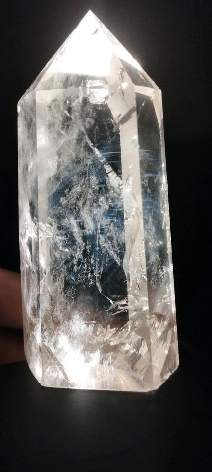Bergkristall Spitze mit Blue Needle in Griesheim