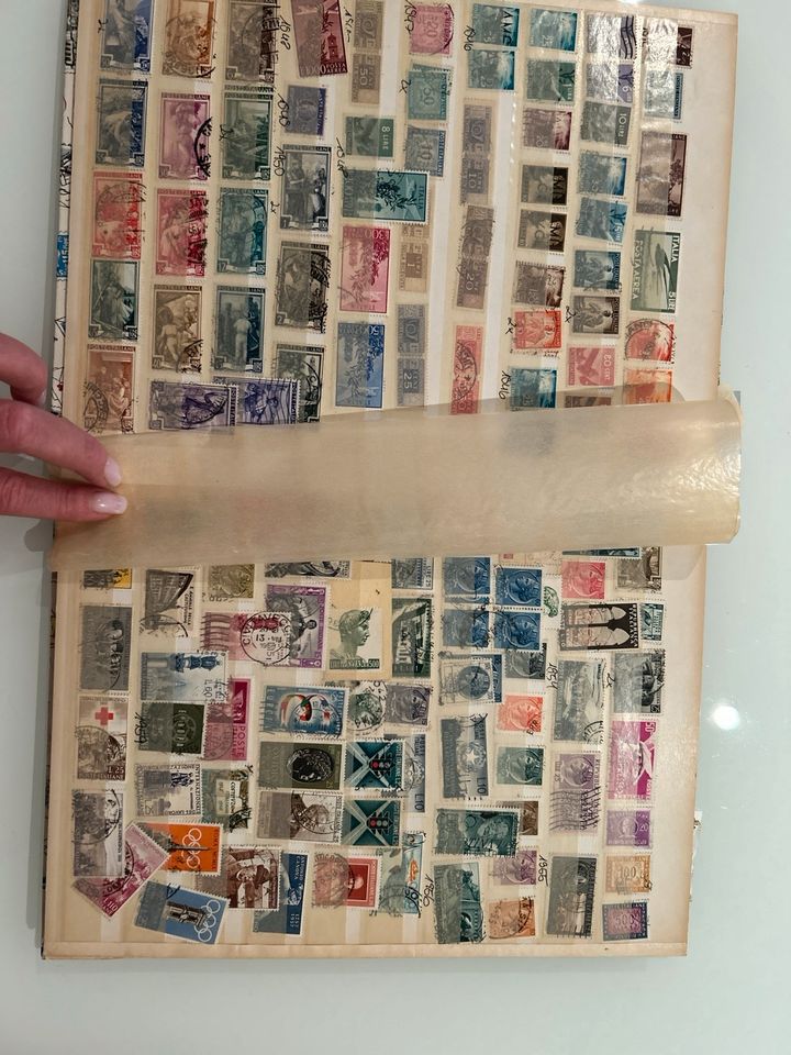 Briefmarkensammlung 1900-2019 Italien, Belgien ,Griechenland in Monheim am Rhein