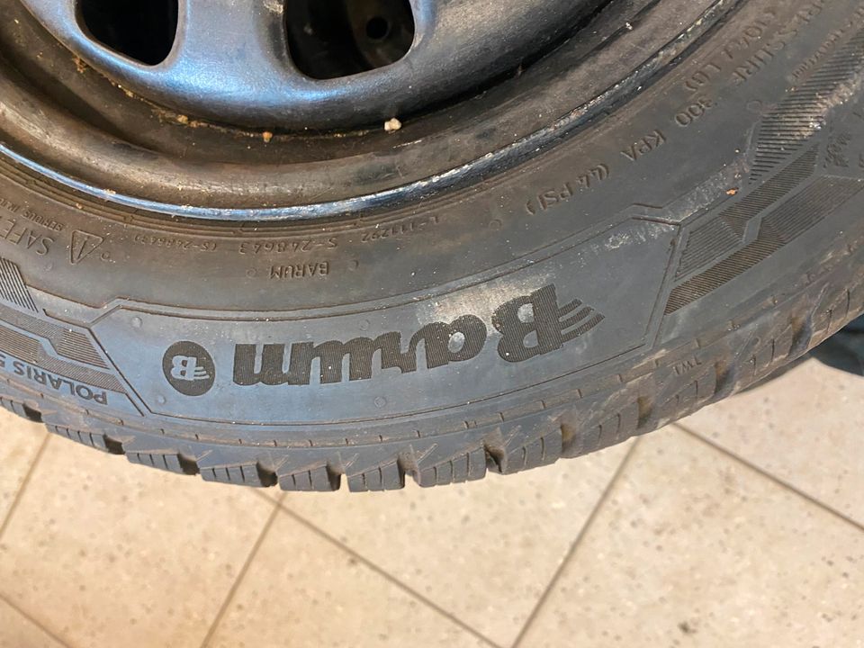 Satz VW SKODA Seat Kompletträder Winterreifen 185/60R14 T in Tiefenort