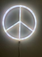 Peace Logo Lampe weiß dimmbar - wie neu Hamburg - Altona Vorschau