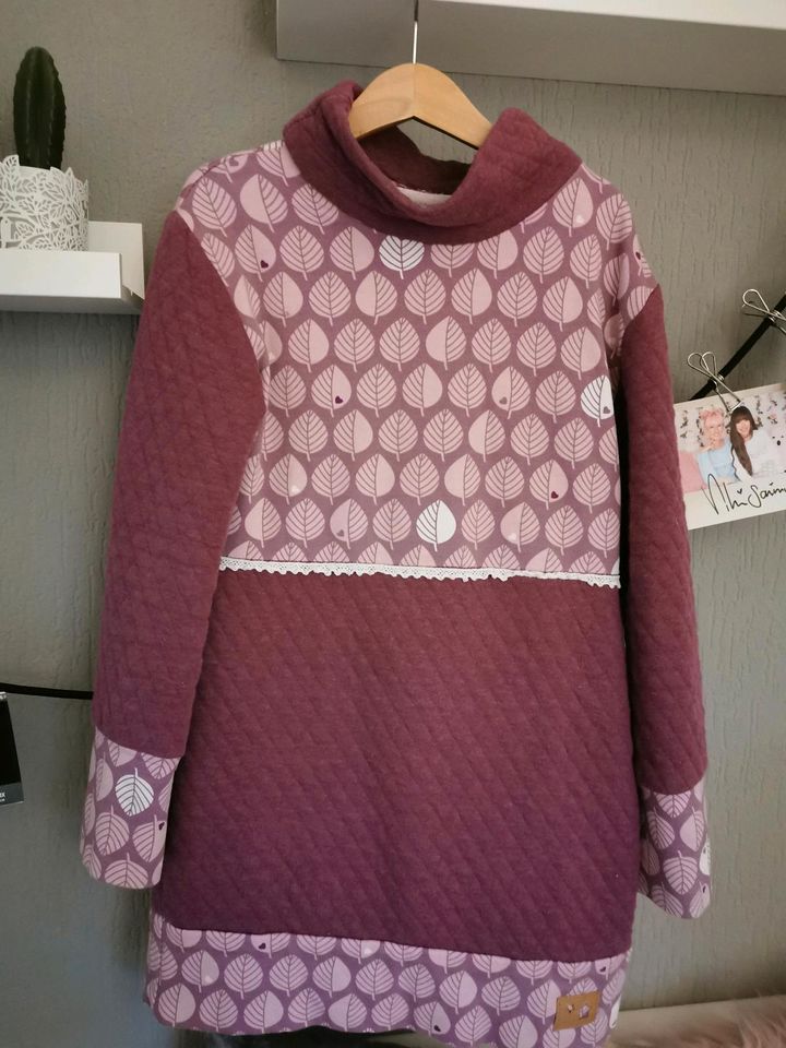 Sweatkleid handmade Gr. 134 in Spangenberg