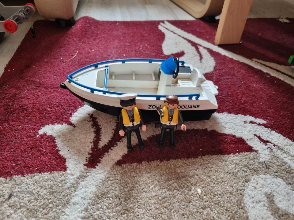 Playmobil 5263 Zollboot Boot Schiff Weihnachten Advent in Altenberg Sachs