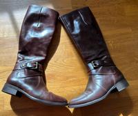 Gabor Stiefel Braun Gr. 4 1/5 Glattleder Hessen - Groß-Umstadt Vorschau