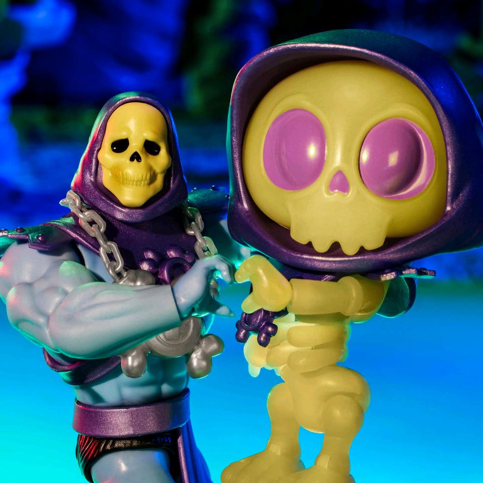 Skeletor x VeeFriends Skilled Skeleton 2Pack MOTU ORIGINS MASTERS in Kirchgandern