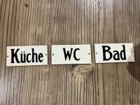 Emaille Türschild Bad Küche WC von Strömshaga Baden-Württemberg - Leutkirch im Allgäu Vorschau