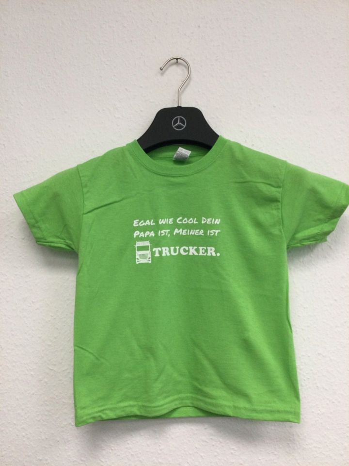 Kinder Auto Scholz AVS T-Shirt kurzarm grün Truck 3-13 Jahre* in Gera