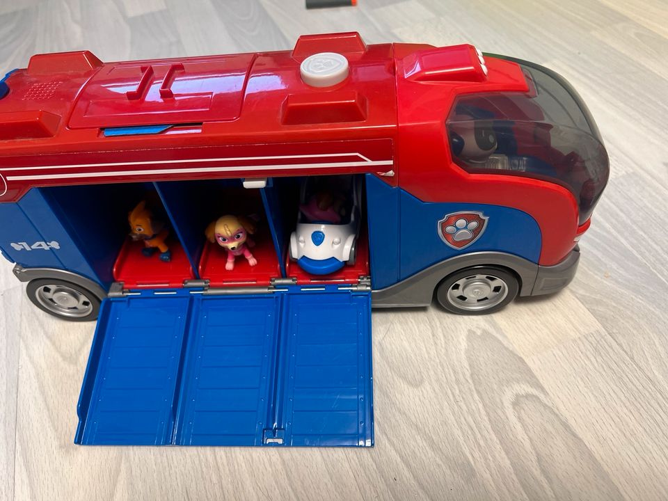 Paw Patrol Set Bus Boot Feuerwehr in Graben-Neudorf