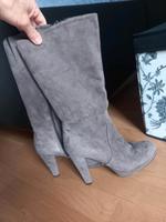 Wildleder-Stiefel Tamaris Gr.36 taupe Bayern - Eschau Vorschau