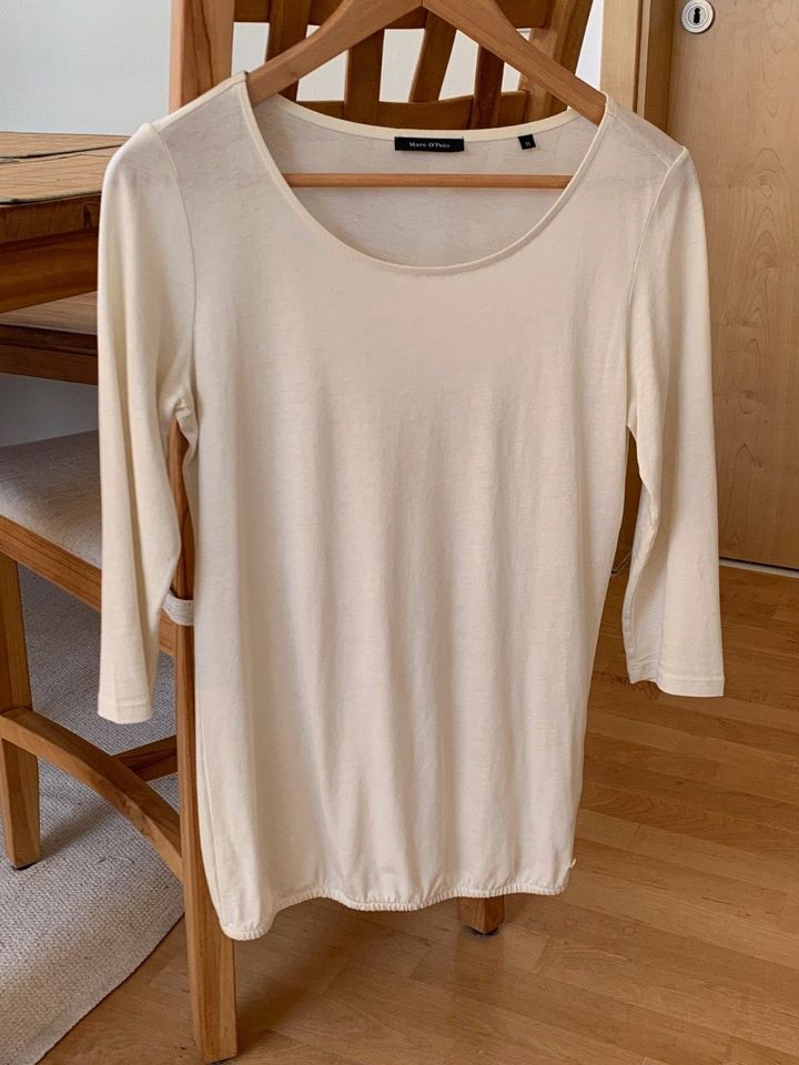 Longsleeve Marc O´Polo, Gr. XS, 34, cremeweiss / ivory in Ingolstadt