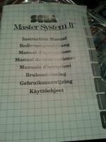 Sega Master System 2  Bedienungsanleitung Bayern - Simbach Vorschau