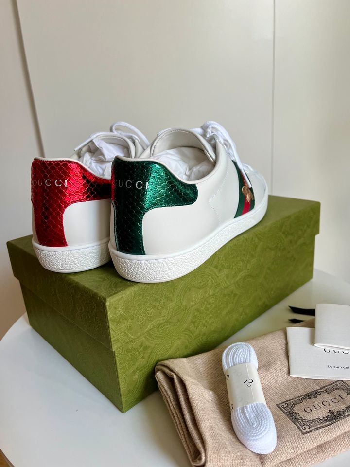 Gucci Ace Sneaker weiß wie neu 40,5 in Gießen