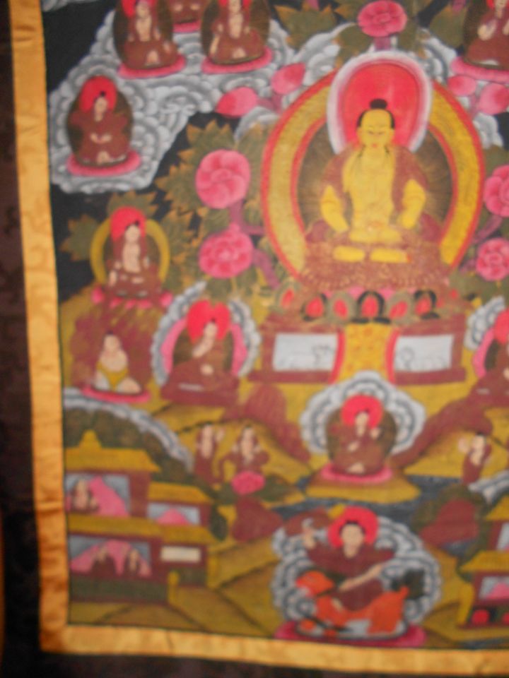Thangka Amithaba Indien Meditation Tibet Nepal in Hergensweiler