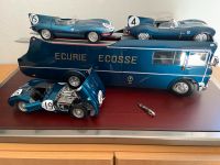 Jaguar Ecurie Ecosse Rennstall M 1:18 mit 4 Modellen und Vitrine Schleswig-Holstein - Neumünster Vorschau