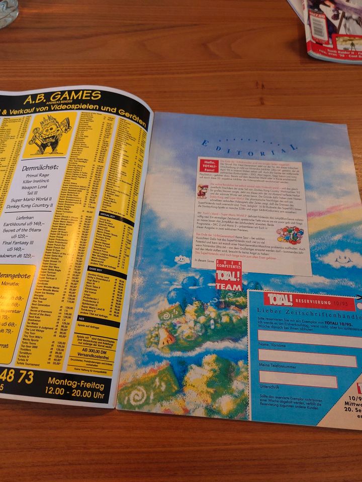 Zeitschrift Nintendo TOTAL! 9/95 in Simbach