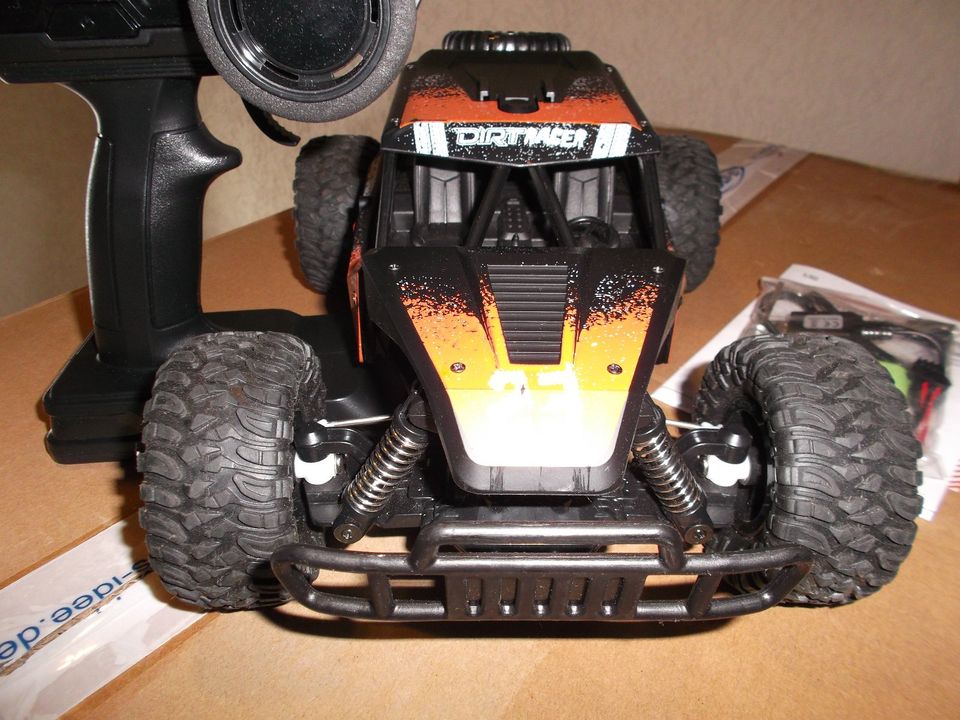 Monstertruck RC Auto 1:16 2WD Off-Road-Buggy 2,4 GHz ca.20 km/h in Riegelsberg
