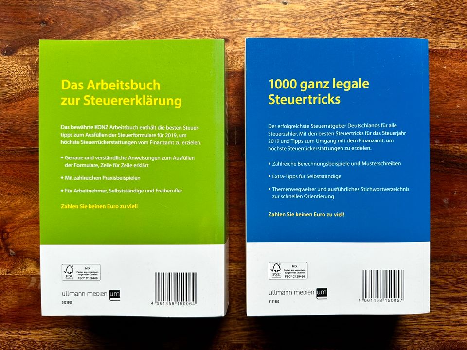2 Bücher ‚KONZ - Steuererklärung & Steuertricks‘ von 2019 in Freiburg im Breisgau
