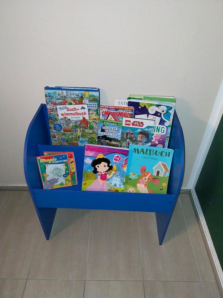 Bücherregal, Kinder Bücher, blau, Kinderzimmer Möbel, Jungen in Lünen