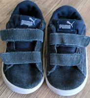 Puma Sneaker Gr.24 in dunkelblau Wildlederoptik Hessen - Wölfersheim Vorschau