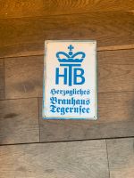 Blechschild Tegernseer Helles Brauerei Bier Werbeschild Hamburg-Mitte - Hamburg Hammerbrook Vorschau