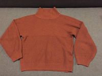 Dicker Strickpullover rostrot rotbraun Kragen Turtleneck oversize Schleswig-Holstein - Lübeck Vorschau