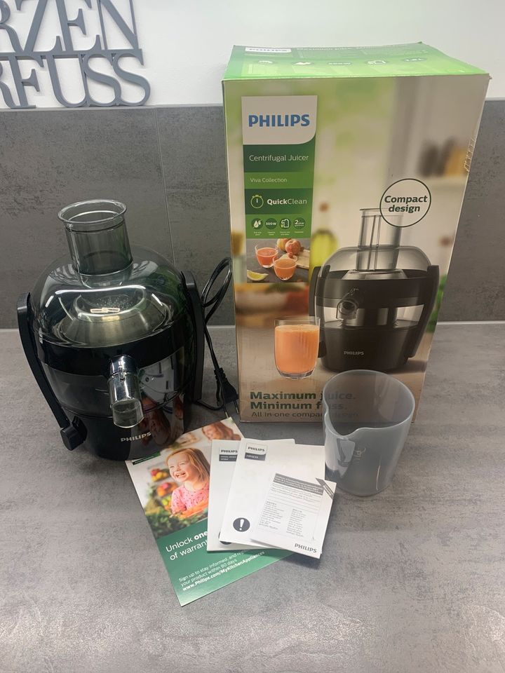 Entsafter Philips HR183X - Neupreis 90 Euro in Bayern - Schmidgaden |  Haushaltskleingeräte gebraucht kaufen | eBay Kleinanzeigen ist jetzt  Kleinanzeigen