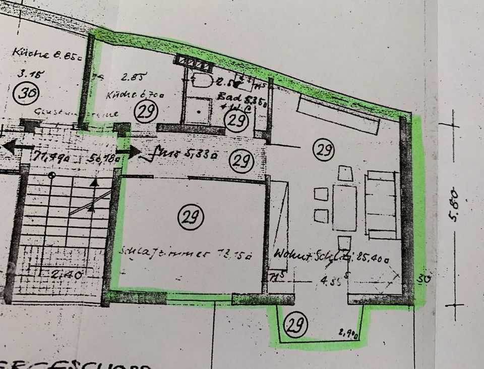 2-Zimmer-Wohnung mit Balkon 56,5qm - Gärtnerplatz zu verkaufen in München