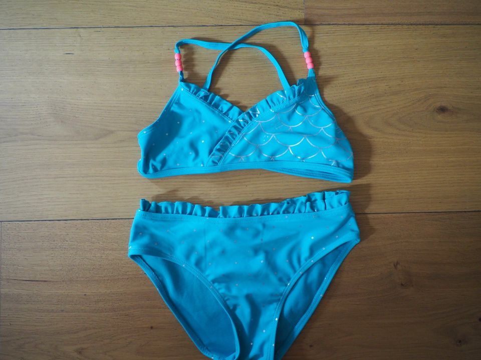 Bikini von Yigga in mint-türkis, Gr. 146/152, mermaid-Style in Mönchengladbach