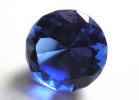 Rosenthal Briefbeschwerer Kristall Diamantform blau facettiert Herzogtum Lauenburg - Schwarzenbek Vorschau