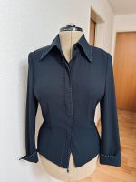 Dunkelblaue elegante klassische Bluse Büro Office Gr.36 Baden-Württemberg - Untergruppenbach Vorschau