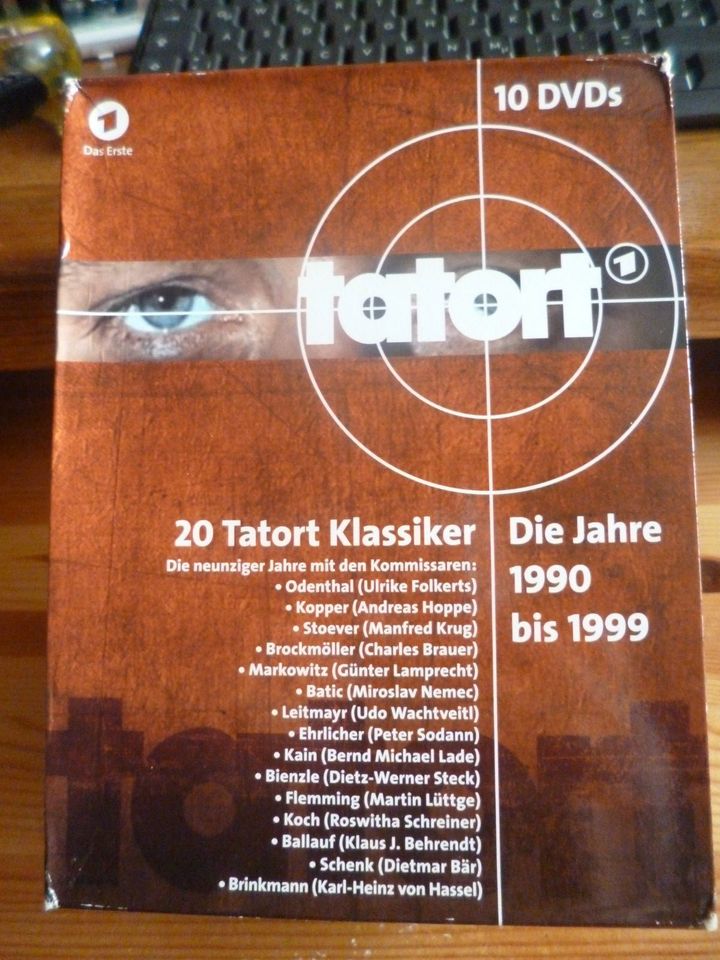 DVD, Tatort, die Jahre 1990 bis 1999, 10 DVD`s in München