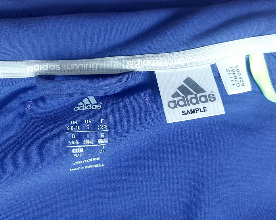 Neu - Adidas Damen Laufjacke Lila Größe S - Climalite, Leicht in Gera