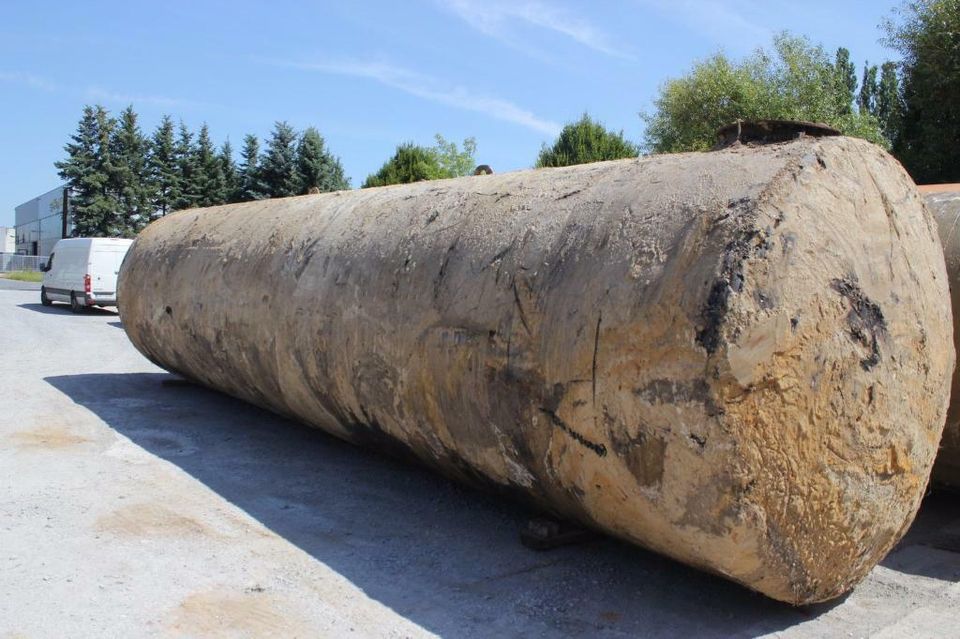 40000 Liter  Löschwassertank Lagertank Stahltank Molketank beschichtet in Warstein