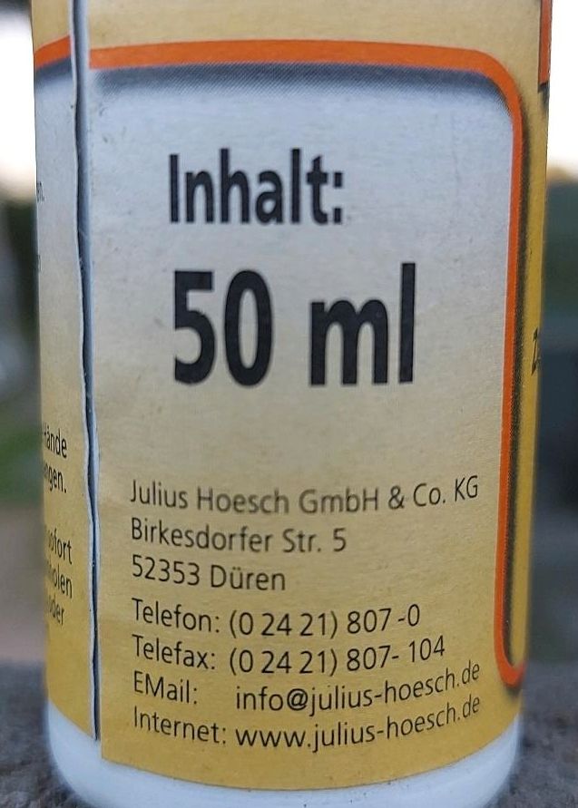 Türschloss-Enteiser, Ca. 50 Karton's mit je 50 Fläschchen zu 50ml in Köln