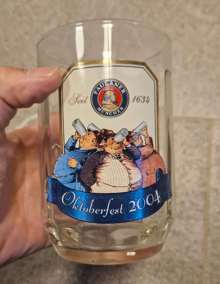 Bierkrug, Bierkrüge, Bierglas, Glas in Linsengericht