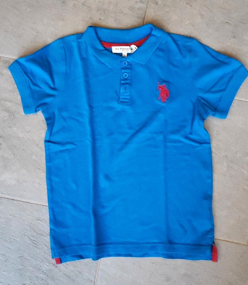 Top Polo Shirts, Ralph Lauren, Polo Sport, Gr 122,128,7,blau weiß in Renchen