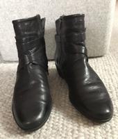 Mephisto Stiefeletten Leder schwarz 38 für Wechsel-Einlagen Niedersachsen - Verden Vorschau