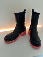 Damen Plateau Boots Stiefeletten Blockabsatz Stiefel Gr.39 Münster (Westfalen) - Gremmendorf Vorschau