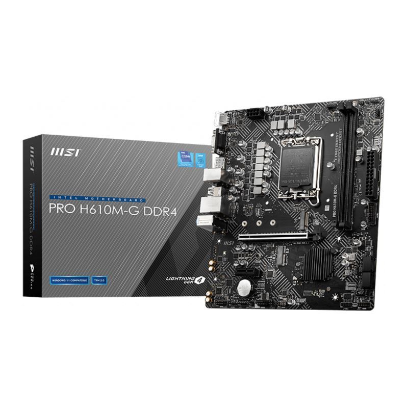 MSI PRO H610 M-G Sockel 1700 DDR4 mATX Mainboard in Lübeck