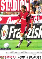 Stadionheft: Bayer 04 Leverkusen - Arminia Bielefeld 1996/97 Berlin - Lichtenberg Vorschau