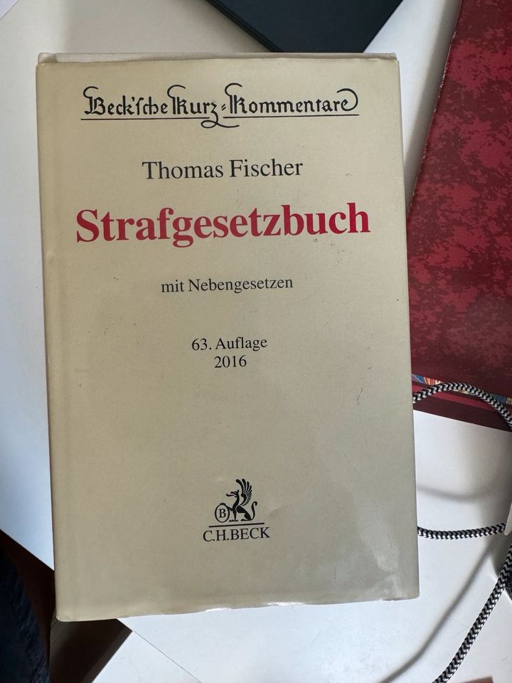 Strafgesetzbuch StGB Kommentar 2016 63. Auflage Fischer Beck in Berlin