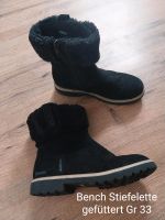 Bench Stiefelette gefüttert Gr 33 in schwarz Baden-Württemberg - Fellbach Vorschau